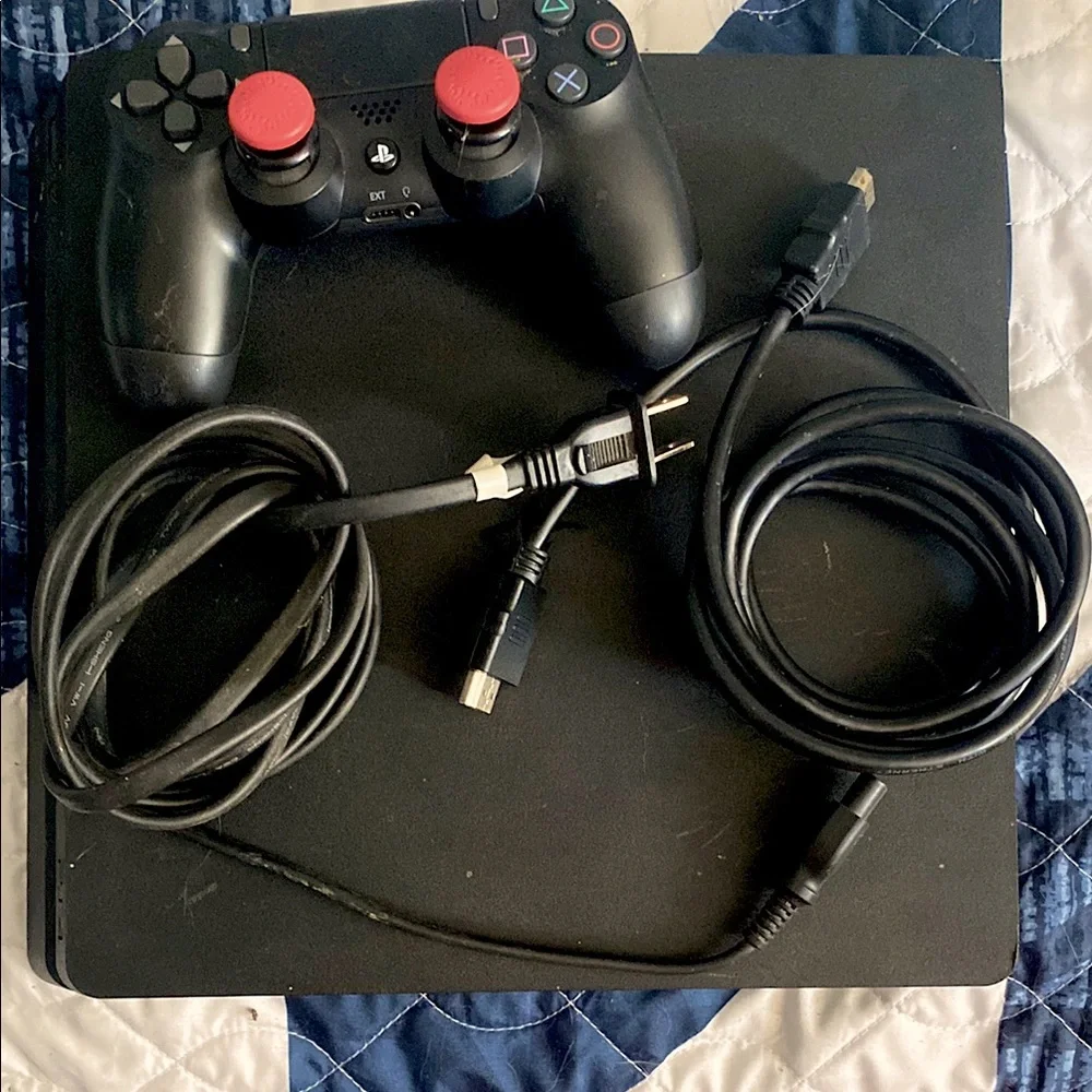Sony Black PlayStation 4 Console with DualShock Controller